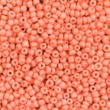 Seed beads 11/0 (2mm) Warm apricot orange